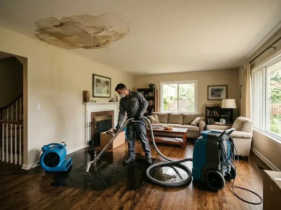 attic-pipe-burst-ceiling-drip-008 — frequently asked questions, Water Damage Restoration & Carpet Care in Wayne, IL